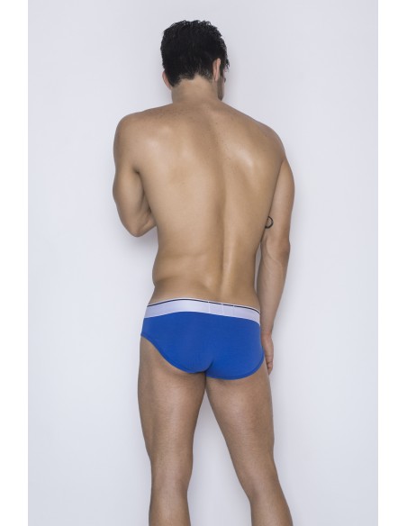 Core Briefs - Blue with white