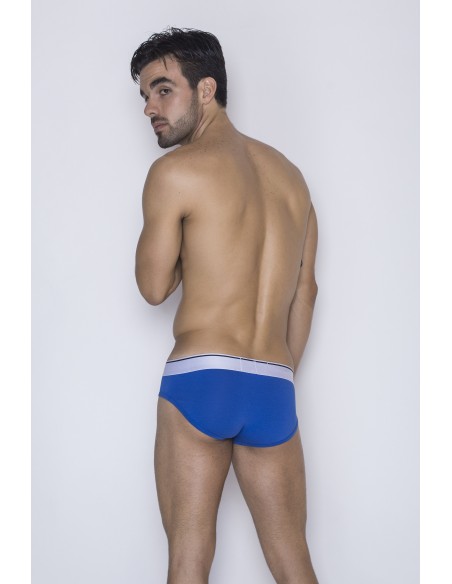 Core Briefs - Blue with white