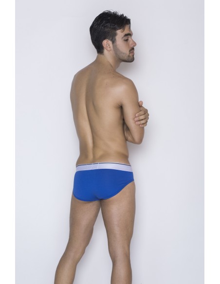 Core Briefs - Blue with white