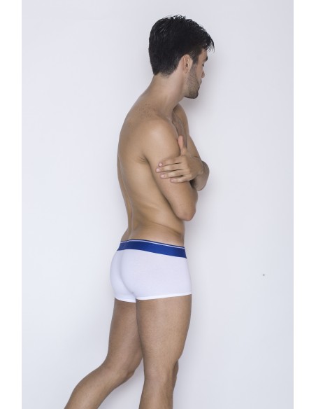 Core Trunks - White with blue