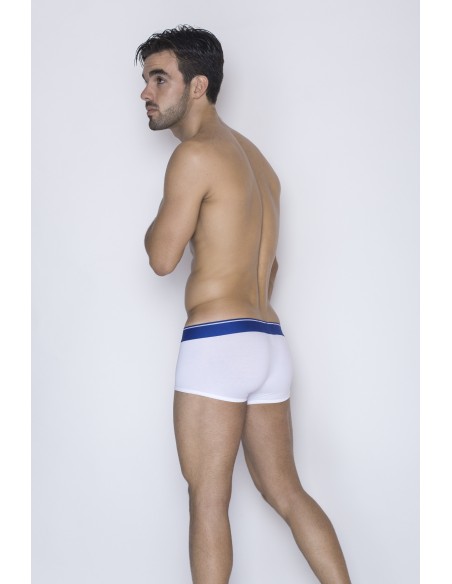 Core Trunks - White with blue