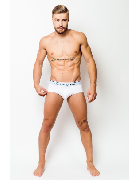 Solid Briefs - White
