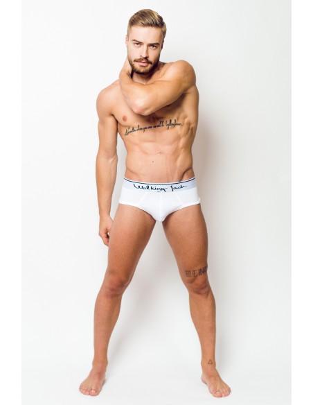 Solid Briefs - White