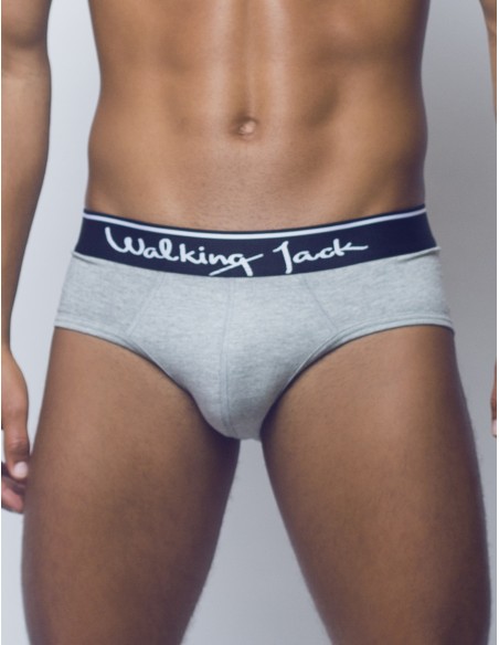 Walking Jack - Men's underwear - Solid Briefs - Black 